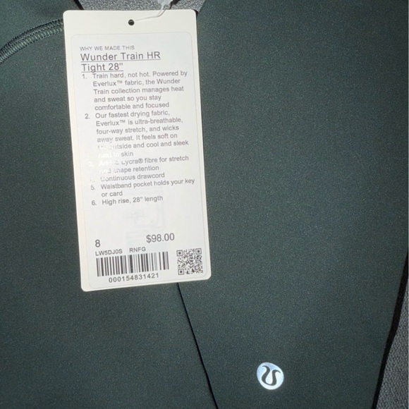 lululemon Wunder Train Leggings - Picture 2 of 4